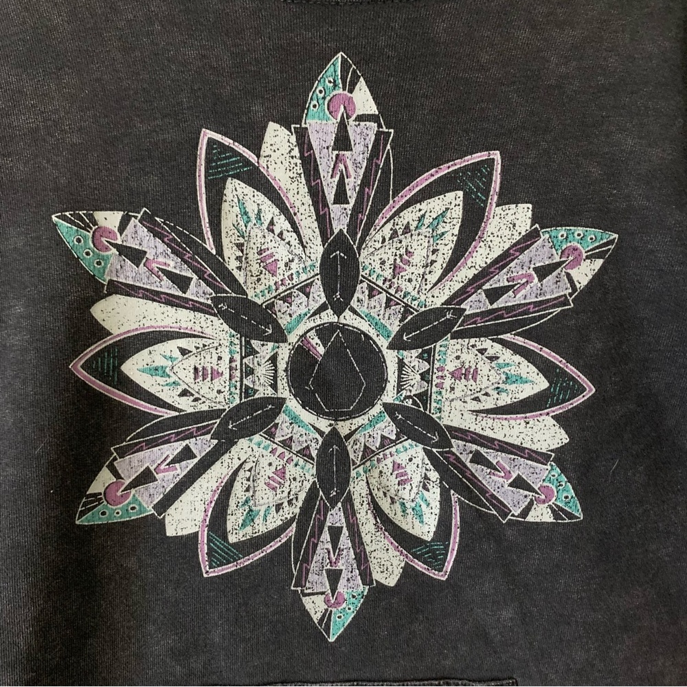 Volcom Heathered Grey Scoop Neck Sweatshirt, size M - Picture 3 of 6